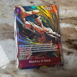 Bandai One Piece CCG Monkey D. Garp OP13-016 SR Alt Art Foil ENG - Image 1