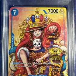 PSA 10 Gem Mint Luffy Promo P-043 2nd Anniversary Tournament Exclusive One Piece - Image 2
