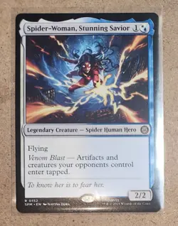 MtG Spider-Man, Spider-Woman, Stunning Savior M/NM #0152 - Image 1