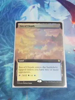 MTG Sea of Clouds (FOIL Extended Art) - CLB Commander Legends Baldur's Gate - NM - Image 1