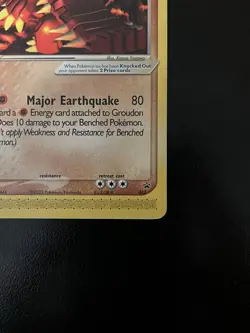 Groudon ex 002 Black Star Promo Pokemon Card - Image 3