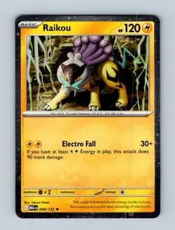 Raikou (Cosmos Holo) 048/132 Promo Miscellaneous Cards & Products Pokemon NM - Image 1