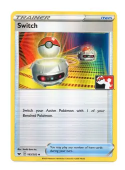 Switch 183/202 Uncommon Holo Prize Pack Series Cards Pokemon TCG LP - Image 1