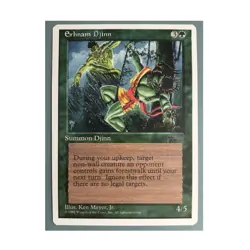Erhnam Djinn MTG Chronicles Old Border LP Green Creature Magic Card - Image 1