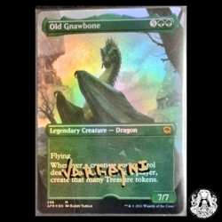 MTG Artist Proof Randy Vargas / Old Gnawbone Foil / AFR-BF AP - Image 2