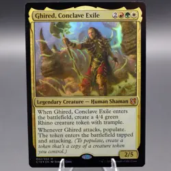 Ghired, Conclave Exile Foil 42 C19 Commander 2019 NM MTG - Image 1