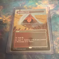 x1 Sunbillow Verge DFT Aetherdrift MTG 373 FOIL RARE BORDERLESS M/NM 1x - Image 1