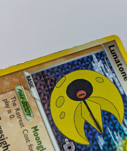 Lunatone 36/107 Deoxys Reverse Holo Rare Pokemon Card MP - Image 3