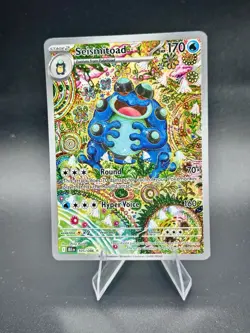 Pokemon TCG | Seismitoad 105/086 | Black Bolt Holo Illustration Rare | NM | 💧 - Image 1