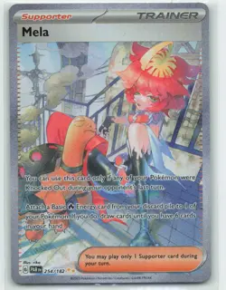 2023 Pokemon, Paradox Rift, #254/182 Mela, Special Illustration Rare NM - Image 1