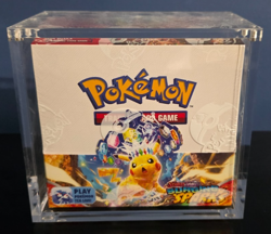 Pokemon TCG Surging Sparks Booster Box SEALED NEW (w/ Acrylic Case) - Image 1
