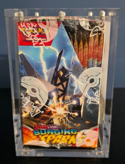 Pokemon TCG Surging Sparks Booster Box SEALED NEW (w/ Acrylic Case) - Image 2