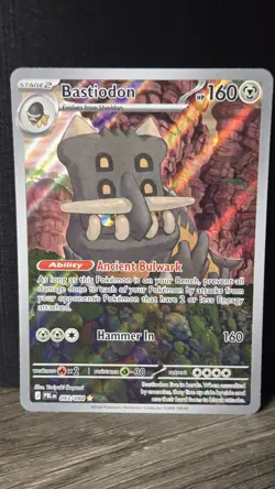 Pokemon TCG Bastiodon 093/084 Me05: Pitch Black Illustration Rare NM/M - Image 3