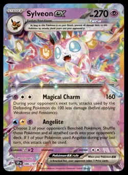 Sylveon ex 086/191 Double Rare Surging Sparks Pokemon Holo Near Mint - Image 1