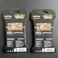 Pokemon TCG Mega Evolution Perfect Order Sealed Sleeved Booster Packs Lot (2) - Image 2