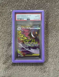 2026 POKEMON ASC EN-ASCENDED HEROES MEGA ATTACK RARE #269 MEGA GENGAR EX PSA 10 - Image 1