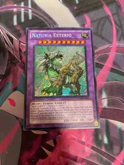YUGIOH - NATURIA EXTERIO - SECRET RARE - 1ST ED - NM - HA04 - Image 1