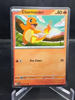 Charmander 020/217 Cosmos Holo | Mega Evolution Ascended Heroes | Pokemon Card - Image 1