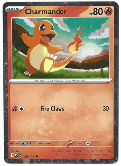 Charmander 020/217 Cosmos Holo - Ascended Heroes - Pokemon Card - Promo - NM/M - Image 1