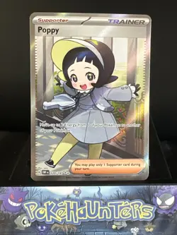 Pokemon Card Poppy 220/197 Obsidian Flames Holo Ultra Rare Trainer NM - Image 1