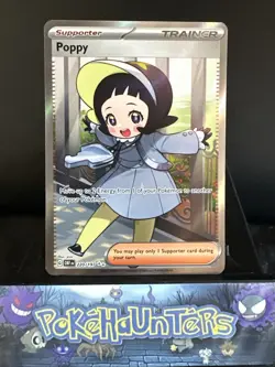 Pokemon Card Poppy 220/197 Obsidian Flames Holo Ultra Rare Trainer L/P - Image 1