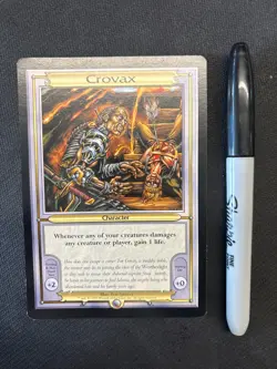 MTG Oversized CROVAX MP (1567) Graded Power - Image 1