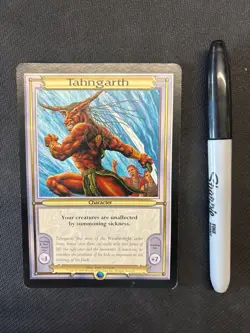 MTG Oversized TAHNGARTH LP (1568) Graded Power - Image 1