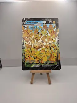 Pikachu V-Union Holo Promo Sword & Shield Promo Pokemon MP (Jumbo Card) - Image 3