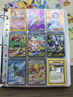 Pokemon Collection Binder Vintage Lot of Cards Holos WOTC E-Reader Promo - Image 1