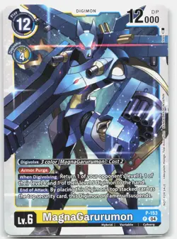 MagnaGarurumon (Tournament 2024 Oct. - Dec.) P-153 Normal Digimon Promo Card NM - Image 1