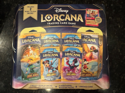 NEW Disney Lorcana TCG Into The Inklands Bundle Box Includes Bonus Promo Card - Image 1