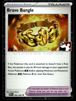 Brave Bangle (Cosmos Holo) 080/086 Uncommon Prize Pack Series Cards Pokemon NM/M - Image 1