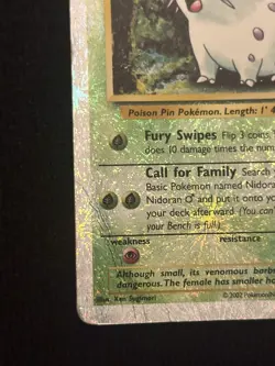 Nidoran Legendary Collection Reverse Holo Card 82/110 HP - Image 3