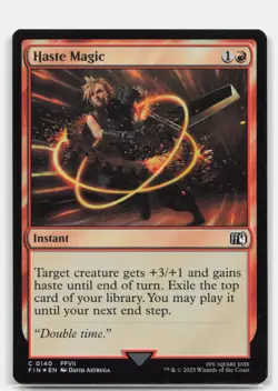 Haste Magic 140 FOIL C FINAL FANTASY Magic: The Gathering NM - Image 1
