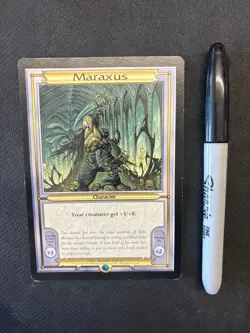 MTG Oversized MARAXUS MP (1576) Graded Power - Image 1
