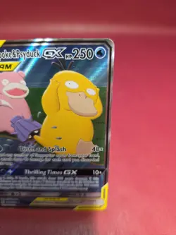 Pokemon Card Slowpoke & Psyduck GX Tag Team Alt Art 218/236 Unified Minds - Image 3