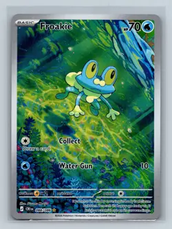 Pokemon ME04: Chaos Rising #088/086 Froakie Illustration Rare Pack Fresh - Image 1