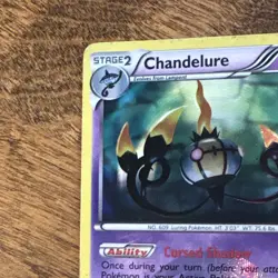 Pokemon TCG Chandelure Secret Rare Holo Next Destinies 101/99 EN - Image 5