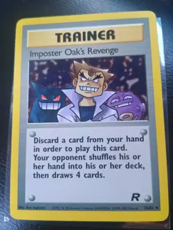 Pokemon TCG. Imposter Oak's Revenge 76/82 Team Rocket Regular. Gengar.💎📈💎📈 - Image 1