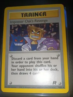 Pokemon TCG. Imposter Oak's Revenge 76/82 Team Rocket Regular. Gengar.💎📈💎📈 - Image 2