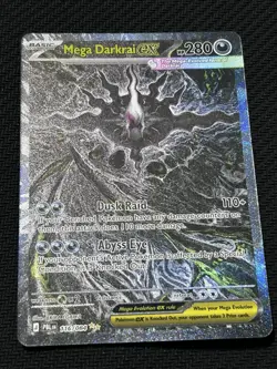 Mega Darkrai EX 116/084 Pitch Black SIR Full Art Holo Pokemon TCG Near Mint - Image 3