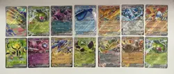 Lot Pokemon Destined Rivals Mega Ex Full Art ex Illustration Rare Mewtwo Persian - Image 1
