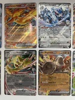 Lot Pokemon Destined Rivals Mega Ex Full Art ex Illustration Rare Mewtwo Persian - Image 4