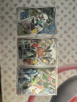 Series 2 Pokemon First Partner Illustration - Snivy 049, Tepig 050, Oshawott 051 - Image 1