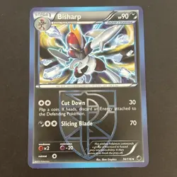 Bisharp 74/116 Regular B&W: Plasma Freeze Uncommon Pokemon TCG LP 2013 - Image 1