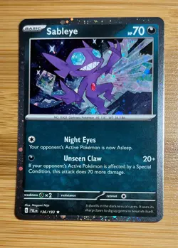 Sableye 136/193 Paldea Evolved Uncommon NM Pokemon TCG - Image 1