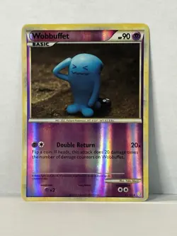 Wobbuffet 13/123 Holo Rare HeartGold & SoulSilver Pokemon Holo Near Mint - Image 1