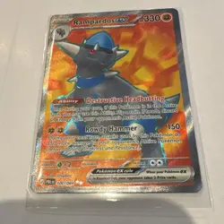 Pitch Bl Pokemon TCG Rampardos EX 100/084 Ultra Rare Holo English Stage 2 HP 330 - Image 1