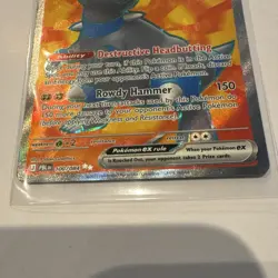 Pitch Bl Pokemon TCG Rampardos EX 100/084 Ultra Rare Holo English Stage 2 HP 330 - Image 2