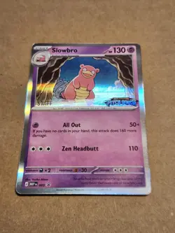 Slowbro MEP 083 STAFF Stamp Promo Mega Evolution Pitch Black Pokemon NM - Image 1
